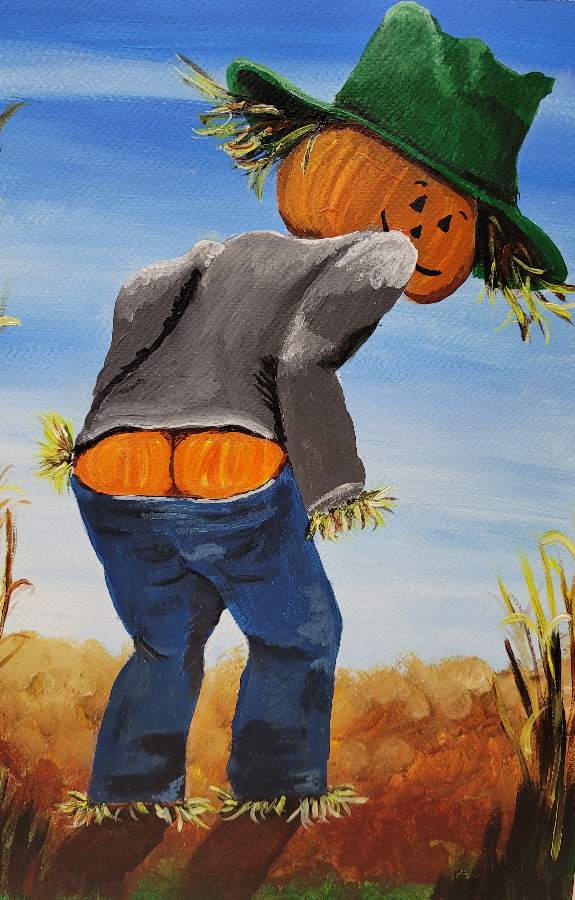 Full Moon Scarecrow