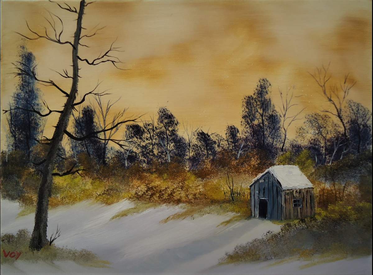 bob ross russet winter