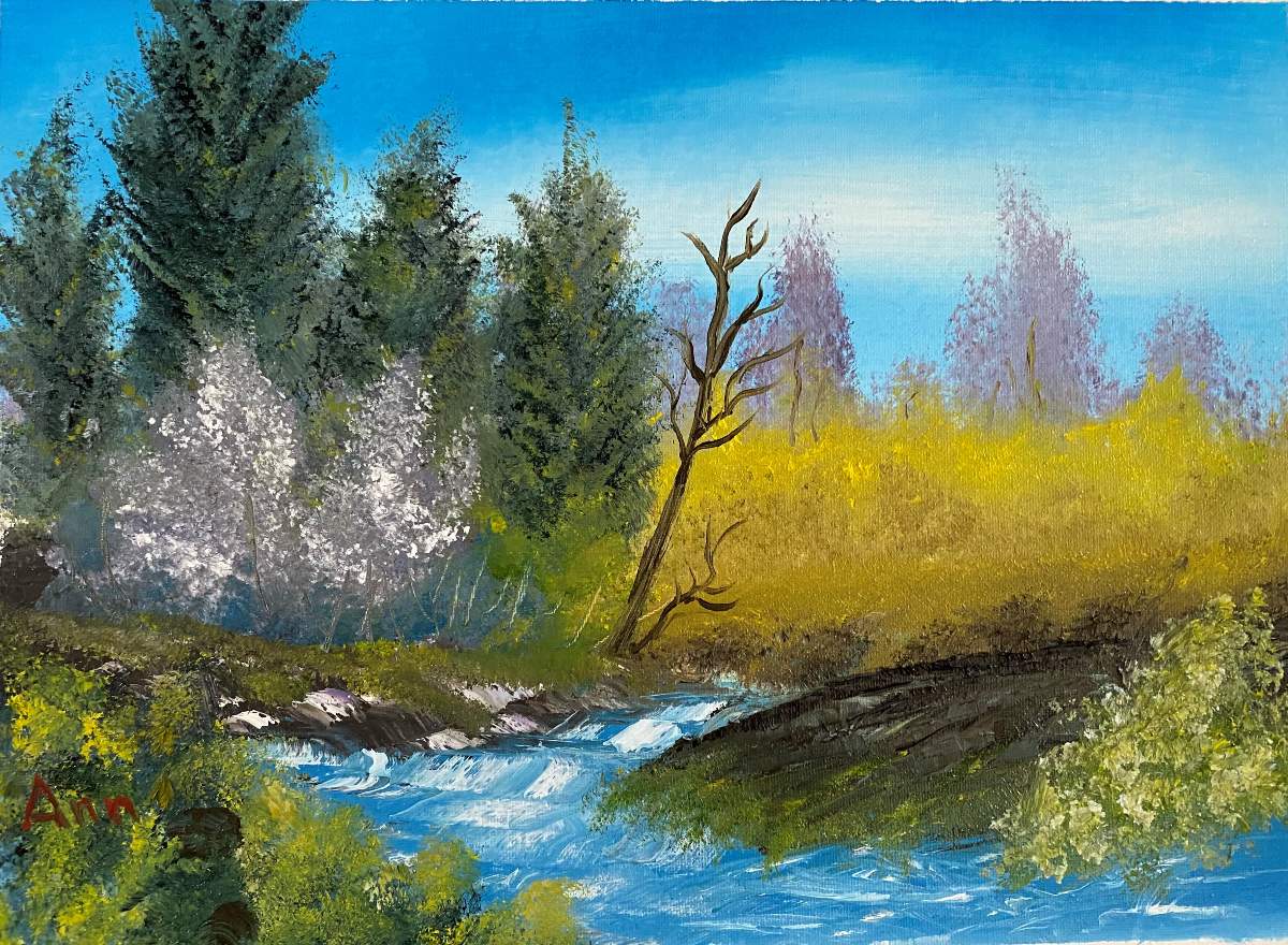 bob ross trace of spring