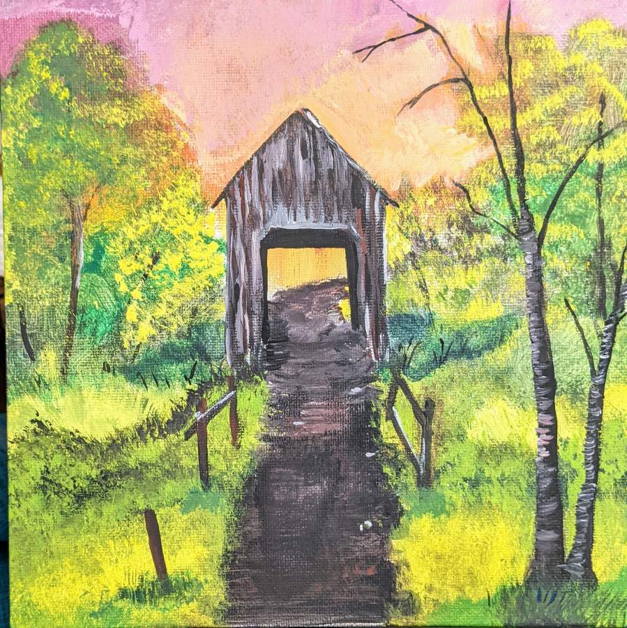 Covered Bridge   Fanpainting10717 