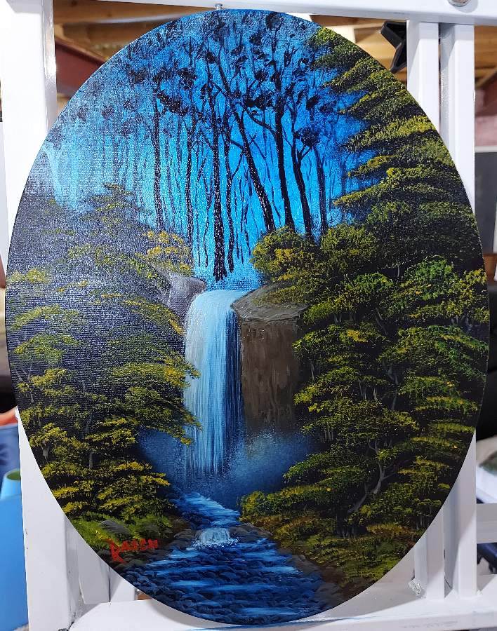 bob ross deep forest falls