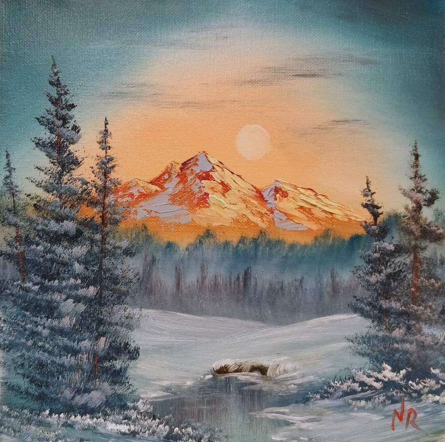 Winter Evergreens   Fanpainting11863 