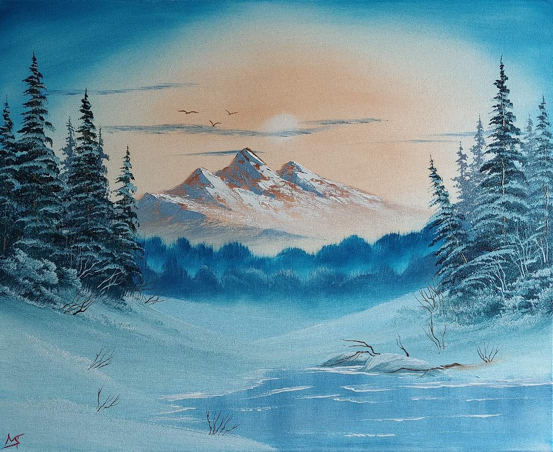 Winter Evergreens   Fanpainting11990 