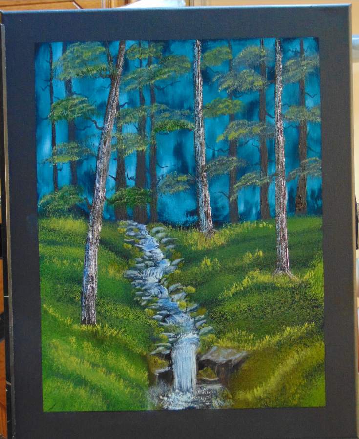 Evening Waterfall   Fanpainting12356 