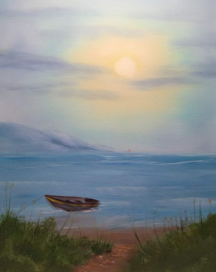 Rowboat on the Beach