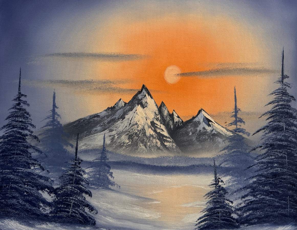 Winter Evergreens   Fanpainting14060 