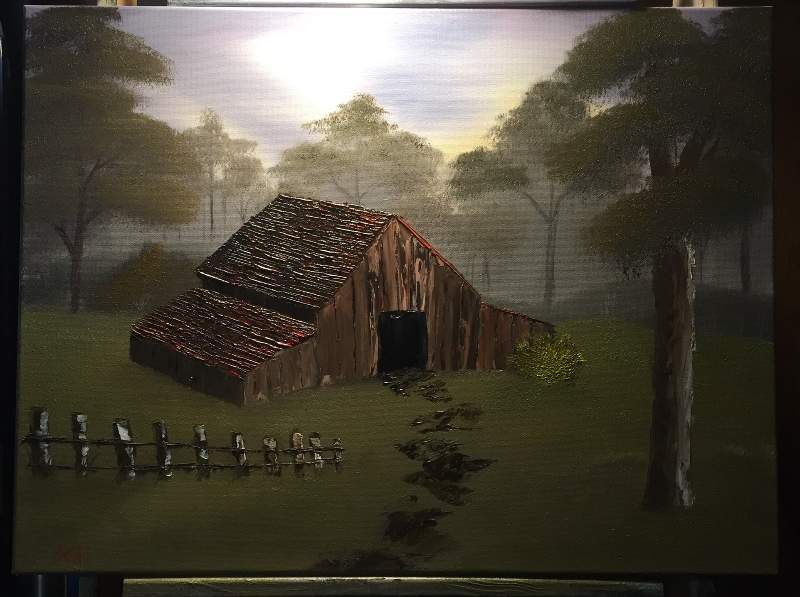 bob ross grandpa's barn