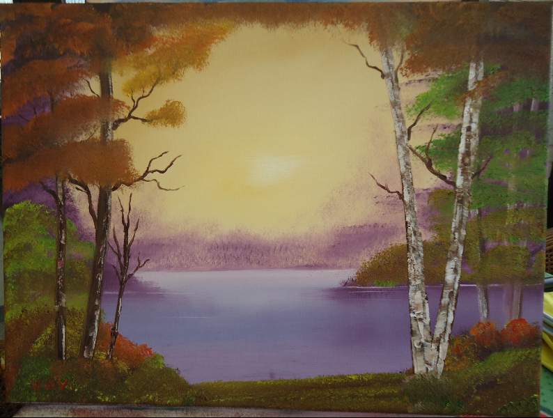 Splendor of Autumn inspired by store Bob Ross