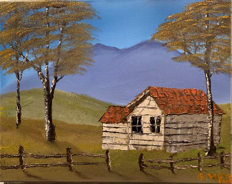 bob ross house painting