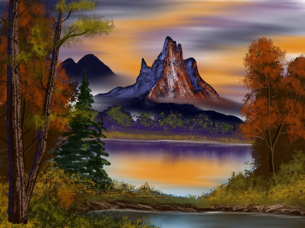 bob ross mountain splendor