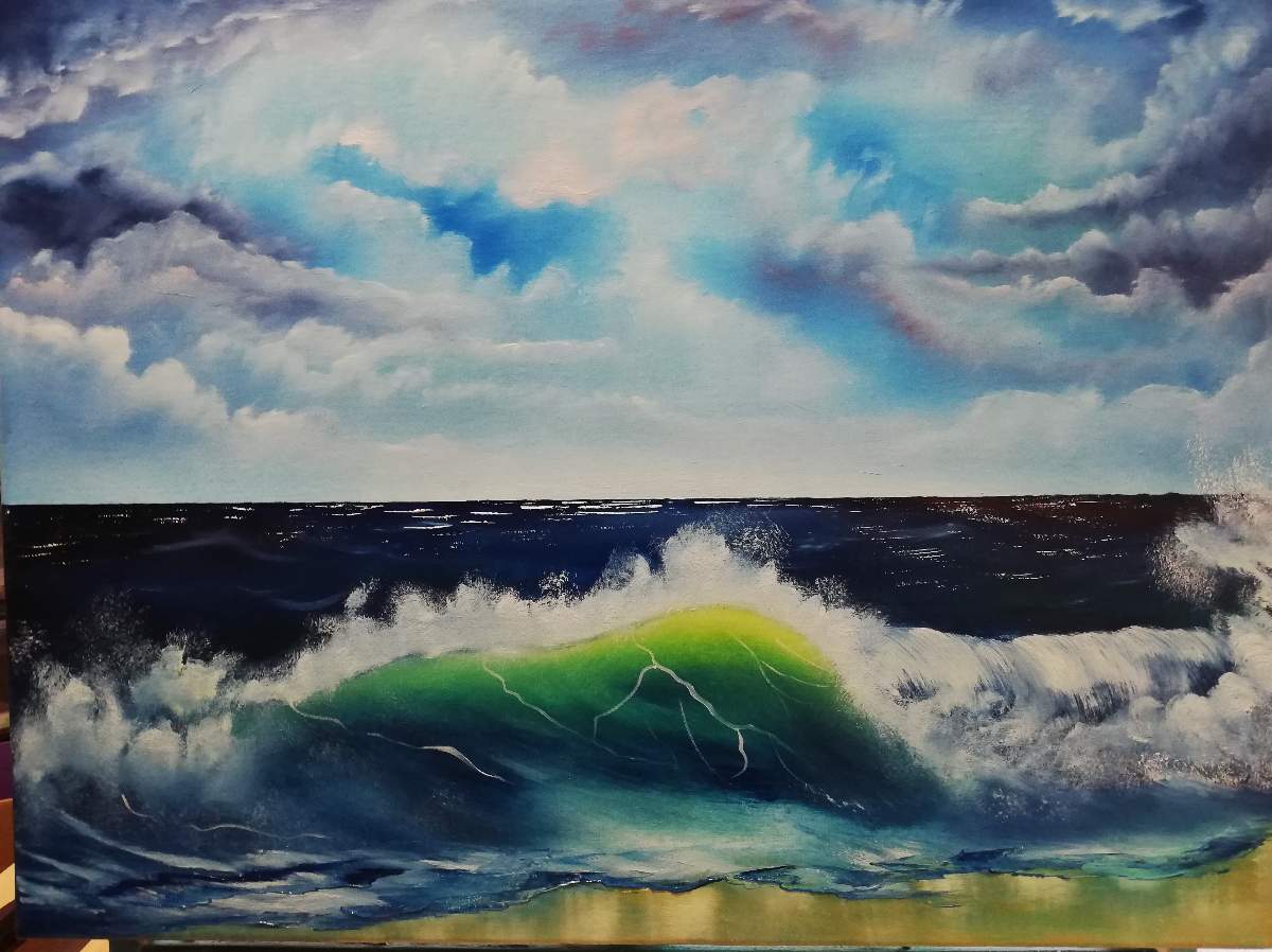 bob ross seascape fantasy