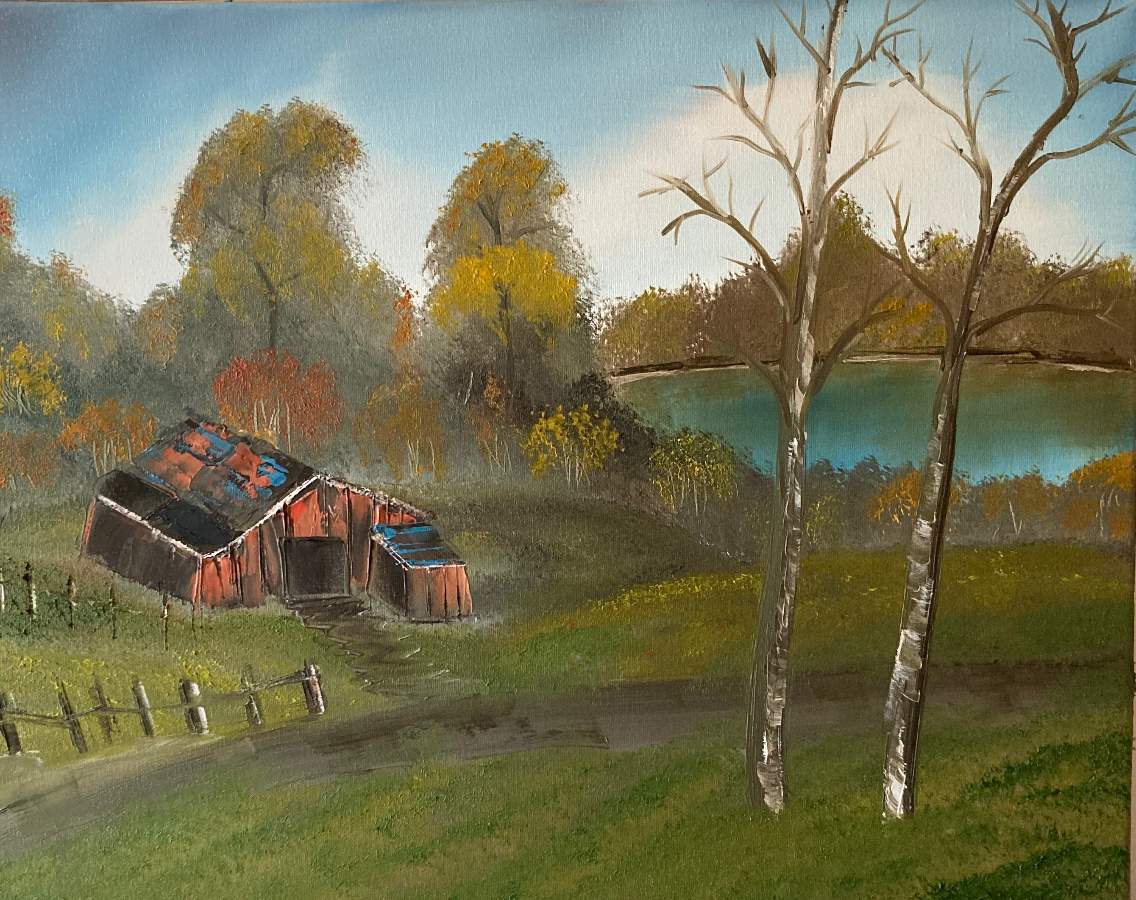 bob ross roadside barn