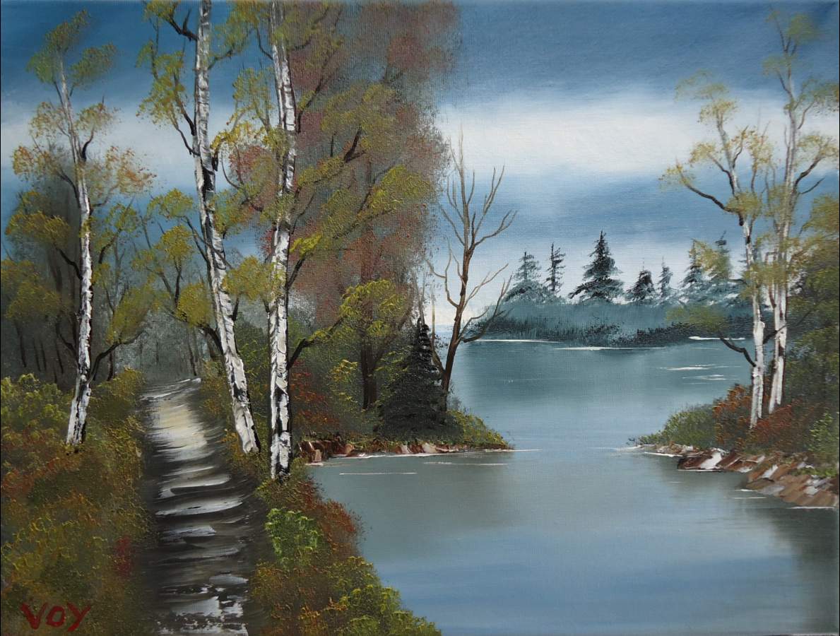 bob ross lakeside path