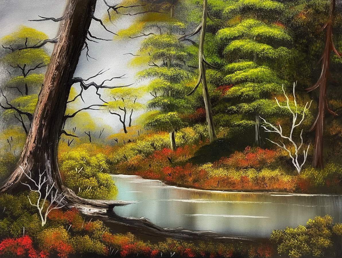 bob ross indian summer