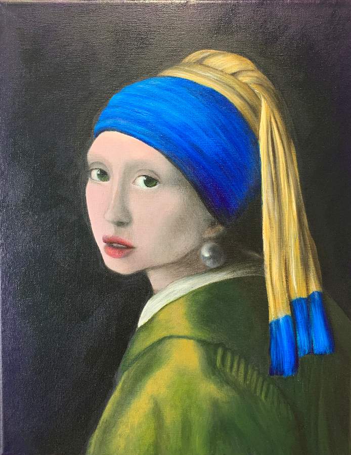 Ingenious Improvised Recreations of Vermeers Girl with a Pearl Earring  Using Materials Found Around the House  Open Culture