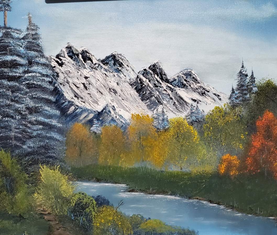 Practicing Bob Ross Style